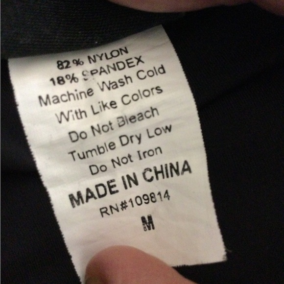 Women’s M nylon/spandex, black bicycle shorts. - Picture 7 of 7